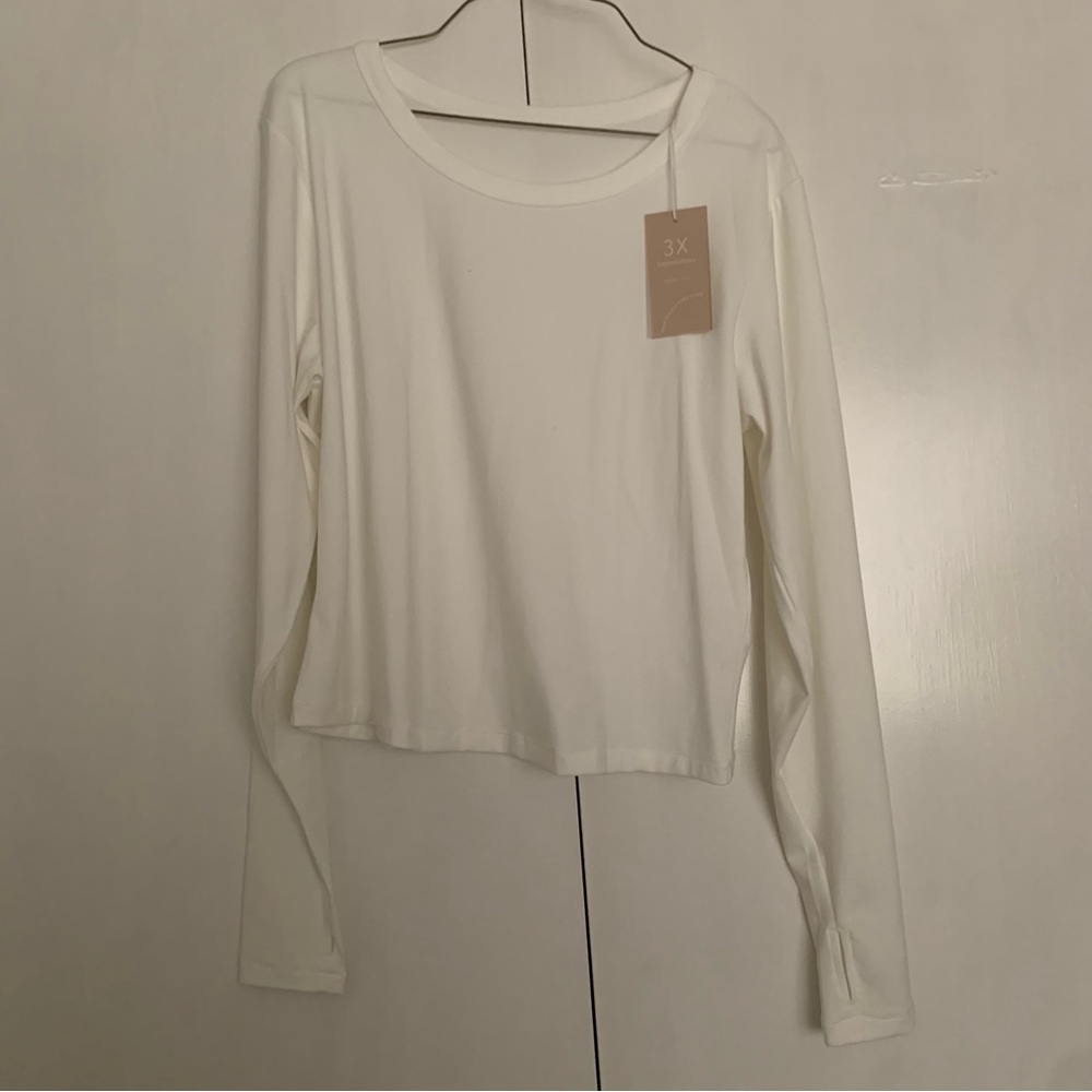 NWT Popflex Call me baby reversible long sleeve top